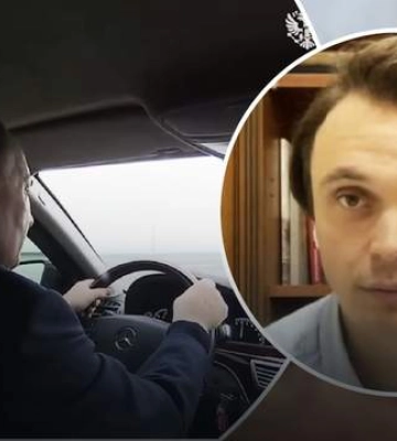 Путін з&#039;явився на Кримському мосту за кермом авто: що хотів показати та в чому прорахувався