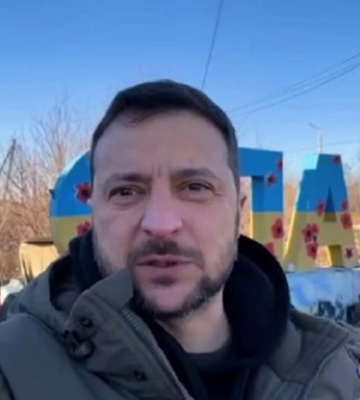 Зеленский прибыл на Донбасс