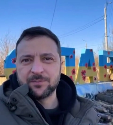 Росіяни влаштували істерику через приїзд Зеленського на Донбас