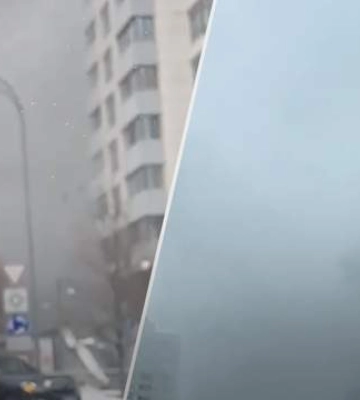 В елітних Новопечерських липках у Києві спалахнула масштабна пожежа