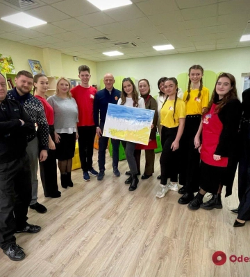 В Одессе открыли самый большой Пункт Несокрушимости в Украине