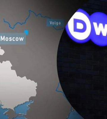 Deutsche Welle опублікувало Крим на карті як частину Росії