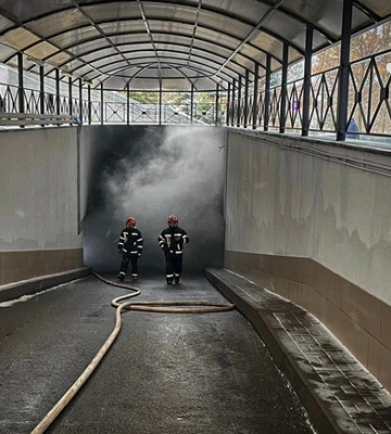 На Новопечерських Липках загорівся підземний паркінг: подробиці