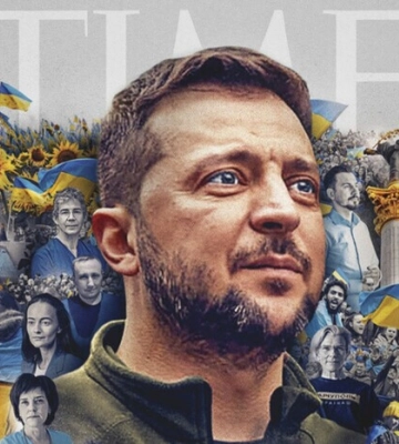 Time назвал человеком года Зеленского и «дух Украины»