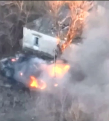 Захисники Харківщини знищили ворожий БТР (відео)