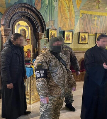 СБУ проводить безпекові заходи у кафедральному соборі УПЦ МП у Борисполі. ФОТОрепортаж