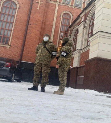 СБУ проводить обшуки в головному соборі УПЦ МП в Борисполі