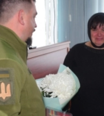 На Дубровиччині загиблого військовослужбовця нагородили медаллю «Каховка»