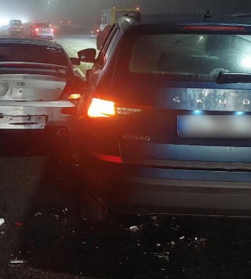 В Киеве водитель подшофе спровоцировала тройное ДТП