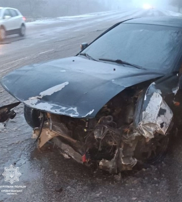 Ожеледиця призвела до ДТП у Кропивницькому