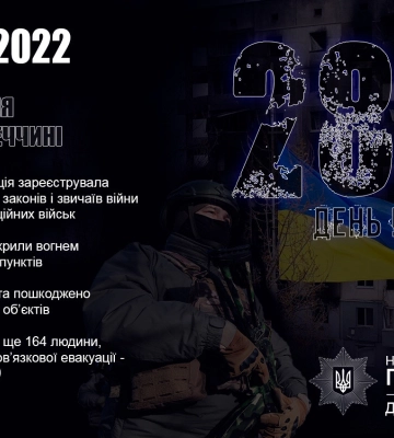 Поліція Донеччини документує 19 фактів порушення законів і звичаїв війни