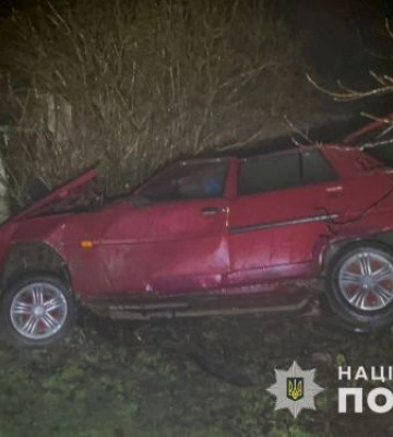 Під Запоріжжям водій вилетів з дороги та врізався у паркан: постраждали троє людей, – ФОТО
