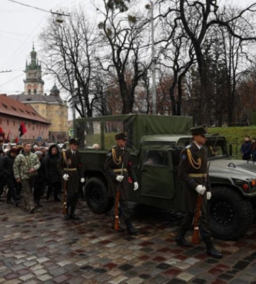 У Львові попрощалися із Героєм України Юрієм Шухевичем, фото