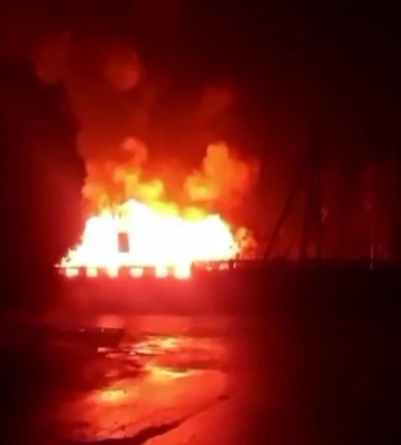 У Криму сталась масштабна пожежа у казармі з &quot;мобіками&quot; – соцмережі