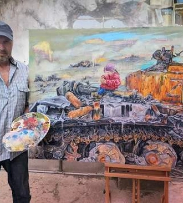 Снаряды падают рядом, дома горят, повсюду трупы, – художник о жизни в уничтоженном Мариуполе