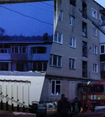 На Волыни в многоэтажке взорвались туристические газовые баллоны: в квартире была мама с детьми