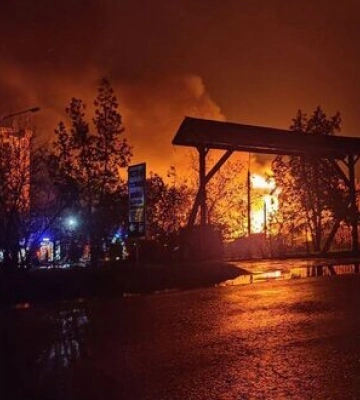 Первые минуты после «прилета» в Мелитополе появились на видео