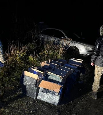 На Закарпатті вночі прикордонники затримали контрабанду