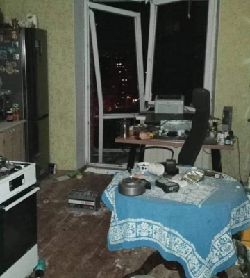 В одній з київських квартир стався сильний вибух газового балона
