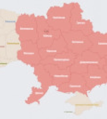 В Україні масштабна повітряна тривога