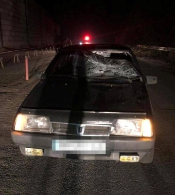 На Одещині молодий водій автомобіля збив пішохода