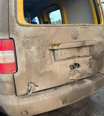 Окупанти обстріляли авто рятувальників, які доставляли гумдопомогу в Бахмут