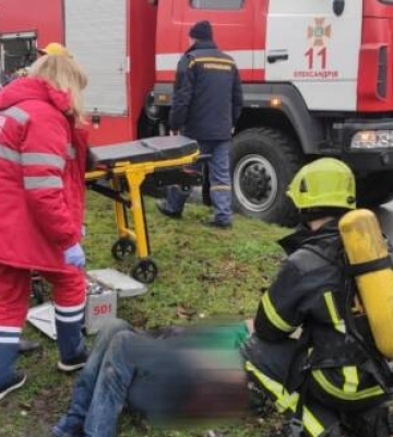 В Олександрії під час гасіння пожежі врятували жінку