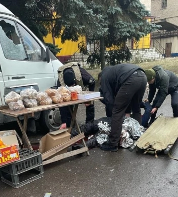 Оккупанты из &quot;Ураганов&quot; обстреляли рынок в Горняке Донецкой области: жуткие кадры