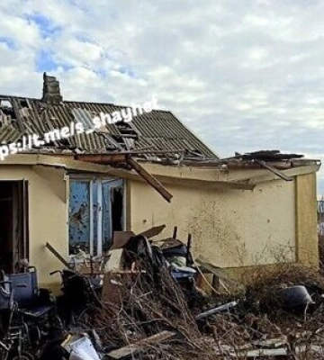 Пошкоджені житлові будинки. Російська війська обстріляли місто Очаків на Миколаївщині