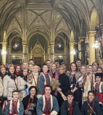 Українська коляда прозвучала в парламенті Угорщини