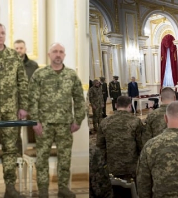 Сухопутні війська ЗСУ – це опора оборони: Зеленський вручив держнагороди військовим