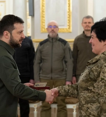 Президент вручив нагороди воїнам-сухопутникам