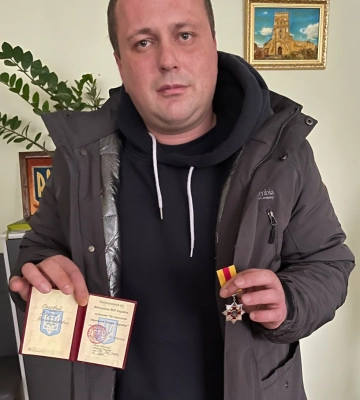 Фельдшер з Волині отримав медаль від ЗСУ