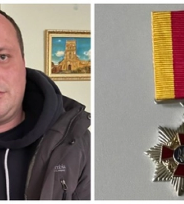 Волинський медик отримав медаль «За сприяння Збройним силам України» 