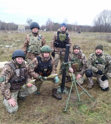 Мінометники тероборони Волині показали, як вчаться нищити ворога. Фото