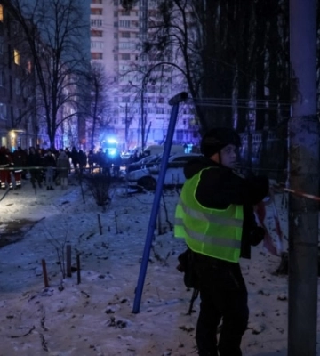 Понад 10 російських дронів збили Сили ППО, у Києві є руйнування