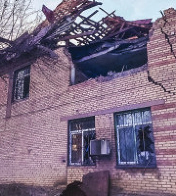 З’явилися перші фото наслідків атаки дронів на Київську область