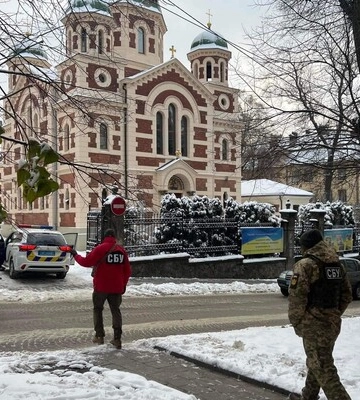 СБУ проводять обшуки в кафедральному соборі УПЦ МП у Львові