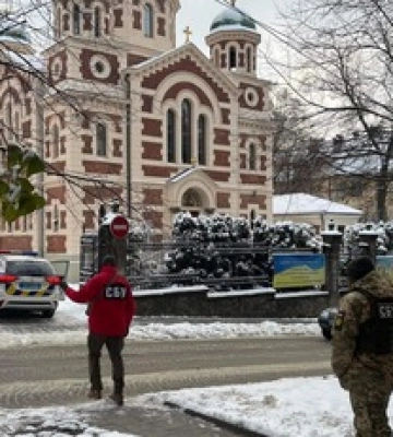 СБУ проводить обшуки в кафедральному соборі УПЦ МП у Львові