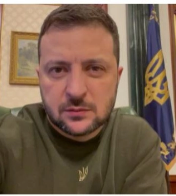 Зеленский рассказал, что ПВО сбила все дроны, которыми РФ атаковала Киев и область