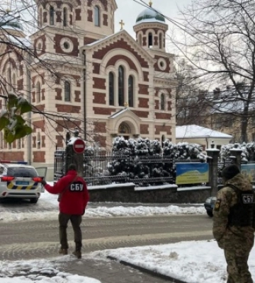 СБУ прийшла з обшуками до кафедрального собору УПЦ МП у Львові