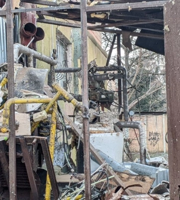 Показали момент вибуху у Рівному: гуртожиток РДГУ тепер без опалення (ВІДЕО)