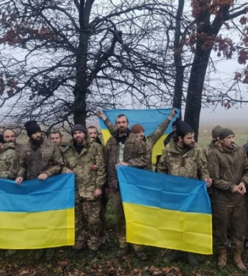 Україна повернула додому 64 полонених, зокрема захисників Бахмута