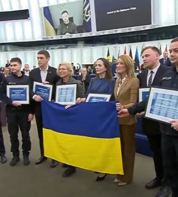 Состоялась церемония вручения Украине премии Сахарова