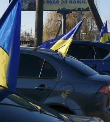 В Олександрії під час жіночого автопробігу збирали кошти для ЗСУ (відео)
