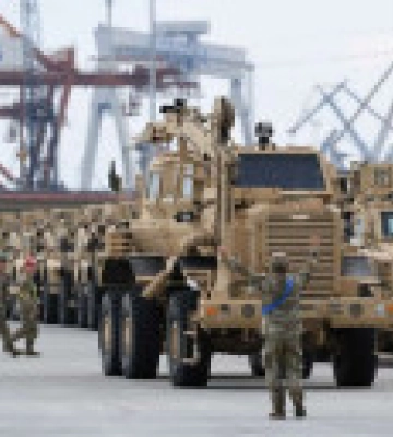До Польщі прибули близько 700 одиниць американської військової техніки