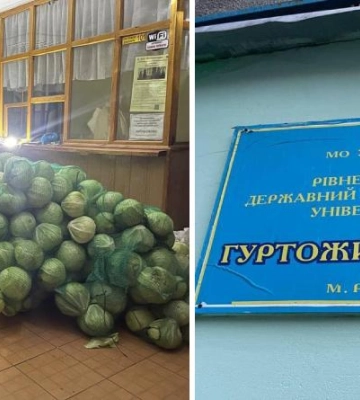 Фермери Рівненщини зібрали гуманітарну допомогу для переселенців