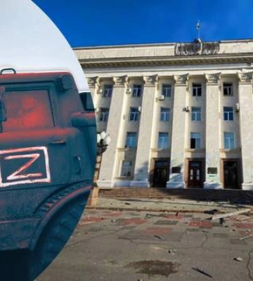 За 100 метрів від ОВА: росіяни вдарили по центру Херсона й вбили 2 людей