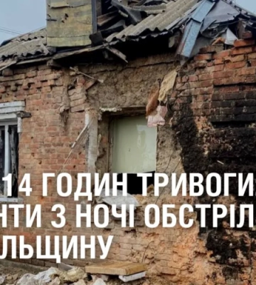Понад 14 годин тривоги: окупанти з ночі обстрілюють Нікопольщину