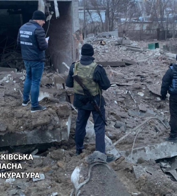 Ракетний удар по Харкову: куди “прилетіло”, показала прокуратура 